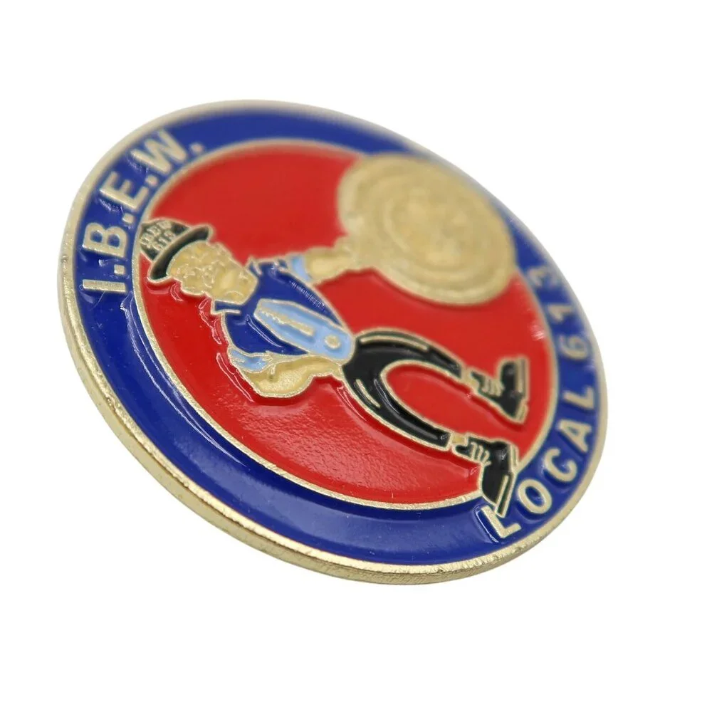 IBEW Local Union 613 Perry Pliers Enamel Lapel Pin Atlanta GA